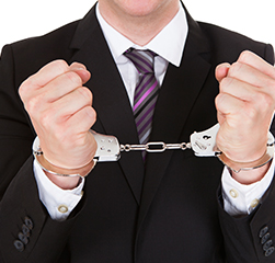 Man in handcuffs